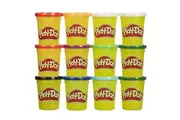 Play-Doh Jewel Colors Bulk 12-Pack of 4-Ounce Cans, Christmas Stocking Stuffers for Girls Boys, Party Favors, Kids Arts Crafts, Preschool Toys, Ages 2+