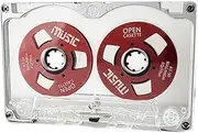 Comphic 50 Minute Retro Blank Tape Disk Double-Sided Metal Small Open Disk Blank Cassette Tape Tape Disk