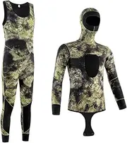 Neoprene Camouflage Fullsuit - Sun Proof Waterproof And Wear-resistant Chloroprene Rubber Is Sun Proof Swimming Wetsuit