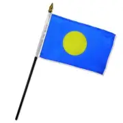 4"x6" Palau Stick Flag Table Staff Desk Table