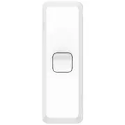 Clipsal Pro 1 Gang Architrave Switch White