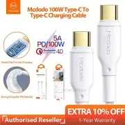 Mcdodo 100W USB Type-C To Type C Fast Charging Cable Charger Samsung iPhone 15