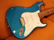 Fender Standard Stratocaster Laurel Fingerboard White Pickguard Aqua Marine M