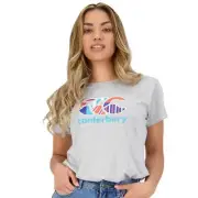 CCC Canterbury Uglies Leisure T-Shirt - Grey - LADIES - Sizes 8 - 18