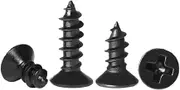 Tapping Screws, 1000/500PCS M3.5x8/10/12/14/16/18/20/50mm Black 304 Stainless Steel Flat Head Cross countersunk Head self-Tapping Screw(M3.5X25 1000PCS)