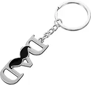 [Generic] Dad Keychain present for Father's Day Durable Zinc Alloy Key Ring with Sentimental Design Multi Functional Bag Ornament for Daily Use Hanging Decor