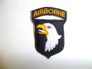 0393 WW2 US Army 101st Airborne Division White tongue Parachute Infantry R3A