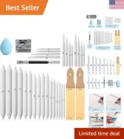 33 Blending Stumps - Professional-Grade Art Tools - Sketching, Shading, Smudging