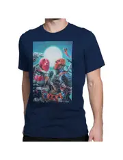 Red Hood Vs Deathstroke Men's T-Shirt