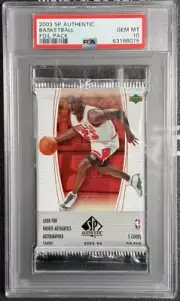 2003 04 SP Authentic FOIL PACK NBA Basketball PSA 10 Lebron RC Jordan Possible