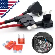 3Pc Add A Circuit Fuse Tap Holder Piggy-Back Standard Mini Blade Fuse ATO ATC (for: Mini)