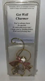 Glassical Get Well Charmer Suncatcher Mirror Decor or Ornament Stands or Hangs