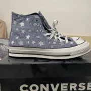 Converse X Coraline Chuck 70 silver Stars Sparkle Laika 8.5 Men’s 10.5 Women’s