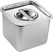 LIFKOME Stainless Steel Spice Container Multi Functional Seasoning Storage Pot for Kitchen for Salt Pepper and Condiments and Creative Design for Home Use
