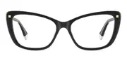 Polaroid PLD D542 807 Women’s Glasses Black Size 56 - Private Health Rebate - Blue Light Block Available