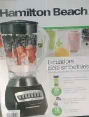 New Hamilton Beach Smoothie Shake Icy Drinks Electric Blender w/ 10 Speeds 56oz