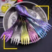 Outdoor Cookware Camping Traval TiTo Titanium Spork Picnic Fork Spoon