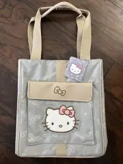 2015 Sanrio Hello Kitty 12 x 14 Tote Bag New with Tag Clean Very Cute w/ Pockets