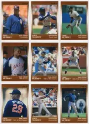 Fred McGriff 1991 Star Company San Diego Padres 9-card Gold Series Set #/1500