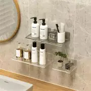 Bathroom Vanity table Organizer Wall Shelf Home Storage Rack Skin Care Cosmetic