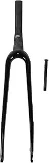 POENVFPO Composite Material Cycling Front Fork Bike Fork Undamped Hard Accessory for 700C Road Riding Thru Axle