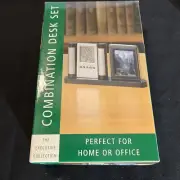 Combination Desk Set With Thermometer, Calendar, Clock & Photo Frame New NOS