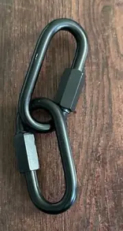 LOT OF 2 maillon heavy duty quick link chain strap connector, swing tie D 2" BLA