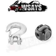 For Can am X3 5/16" Grade 70 Steel Synthetic Rope Winch Clevis Slip Hook Winch