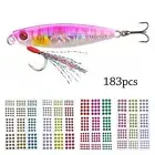 3D 3D Holographic eye Fly Tying Fishing Bait Eyes 2024 Fish Lure Eyes