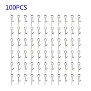 Stinger Hook pin Spike Connecting Needle 100 pcs Fishing Soft Lure Brand New