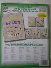 Plaid Folk Art One Stroke Worksheet Pack 1004 Birds Butterflies Bees