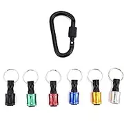 6Pcs Keychain Extension Bar Hex Shank Bit Holders Socket Adapter Tool for Outdoor Work