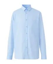 monogram-motif button-down shirt SHIRTS CM42 Blue
