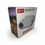 New in box GPX Showtime Max 300" 1080p 280 ANSI Lumen Bluetooth Projector PJ712W