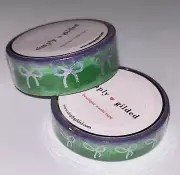 NEW Simply Gilded *Halloween Witches Cauldron* purple & green washi tape rolls