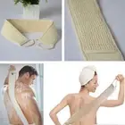 Long strip Exfoliating Shower Belt Loofah Brush Pull back strip bath towel