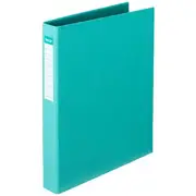 ColourHide PE Binder A4 2 D-Ring 25mm Aqua