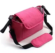 Stroller Hanging Bag Storage Hanging Bag Multifunctional Multi-Capacity Mommy Stroller Bag Storage Bag (Color : Pink, Size : X)