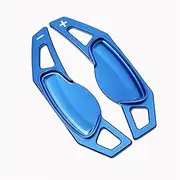 Car Steering Wheel Shift Paddles for B&ENZ Smart 451 453 Two 2009-2017 Four 2015-2017 Car Steering Wheel Shift Paddle Cover Shift Extension Rodd HTEOPOEKFR(Blue)