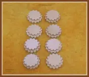Saddle Replacement Leather Concho Set
