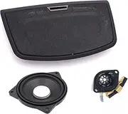 Jodriva Center Console Audio Loudspeaker Tweeter HI-FI System Music Stereo Dashboard Speaker Cover Trim, for BMW, F10 F11 F30 F32 Vehicle Speaker Surround(3pcs for f30 f32)