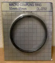55mm Macro Coupler to Mount Two Lenses Face to Face M55-M55 Japan vintage new