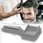 2x Barber Fade Combs Professional Curved Positioning Comb Gradienter Design Hair
