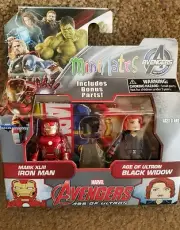 Marvel MiniMates Avengers Age of Ultron-IRON MAN & BLACK WIDOW