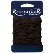 3 Pack Realeather Waxed Thread 25yd-Brown BTH25-02