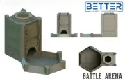 Battle Arena, 3d Printed Dice Tower Terrain. For RPG, Tabletop Wargaming.