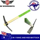 39.5cm 2 in 1 Gardening Rake PICK PICKER Hoe Mattock Gardening Farming Digging