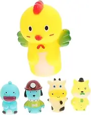 Cartoon Animal Hand Puppets Set Pieces for Boys and Girls Educational Toys Soft Material for Parent-boy Girl Interactive Playtime