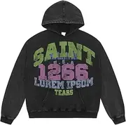 Cactus Pack Men's 3D Graphic Print Hooded Casual Oversized Hoodies Pink&Grey Mix Special Color Long Sleeve for Unisex