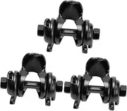 Aluminum Alloy Bike Seatpost Clamp 3pcs Quick Release Clamp for Bicycles Universal Tube Clip
